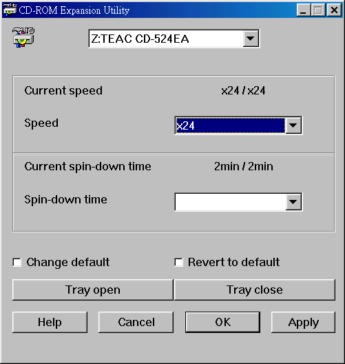 TEAC CD-ROM Expansion Utility