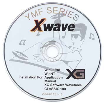 Xwave 音效卡的驅動程式光碟片